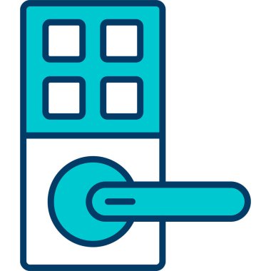 anahtar ikon vektör resimleme grafik tasarımı oluşturuluyor