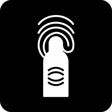 vektör kablosuz hoparlör simgesi