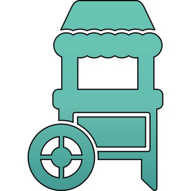 Bir çiftliğin vektör illüstrasyonu