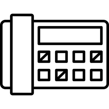 hesaplayıcı hesap makinesi hesap makinesi simgesi dış hat biçiminde