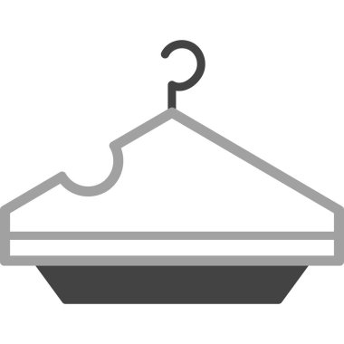 Askı ikonlu askı. vektör illüstrasyonu