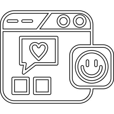 Kalp sohbet ifadeli akıllı telefon