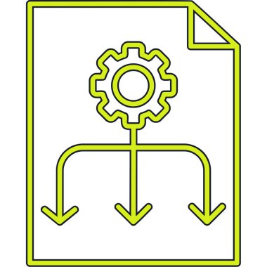 dişli ve dizin tasarımı izole edilmiş simge