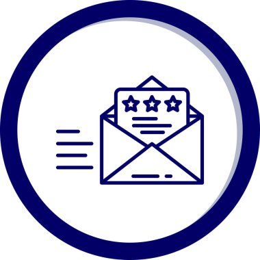 Posta simgesinin vektör illüstrasyonu