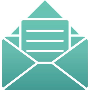 e-posta simgesi düz biçimli