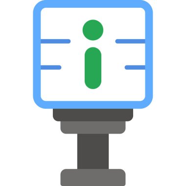 bilgisayar izleme simgesi, vektör illüstrasyonu