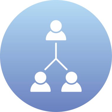 hiyerarşi. Web simgesi basit illüstrasyon