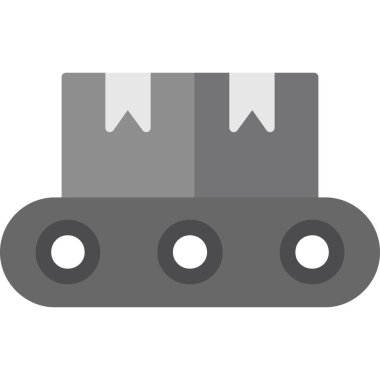 Çizgi film araba simgesinin vektör çizimi