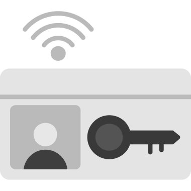 güvenlik düz vektör simgesi