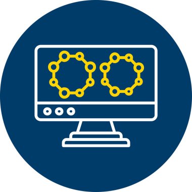 şebeke. Web simgesi basit illüstrasyon