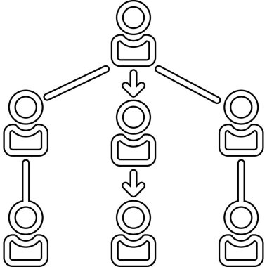 ağ bağlantı vektörü simgesi
