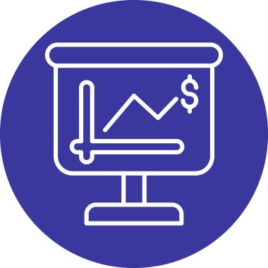 İş simgesinin vektör illüstrasyonu