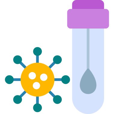 Virüs ikonu vektör illüstrasyonu
