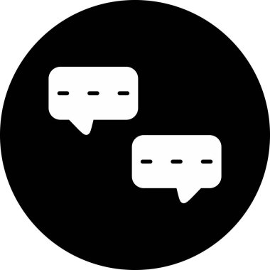 Konuşma baloncukları simge tasarımı