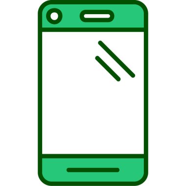 Vektör akıllı telefon simgesi illüstrasyonu