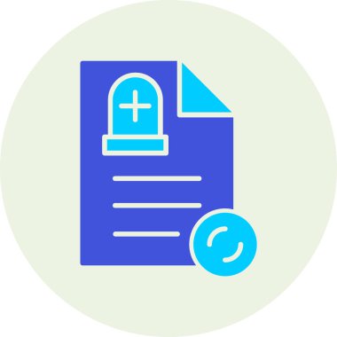 dosya belgesi simgesi, vektör illüstrasyonu