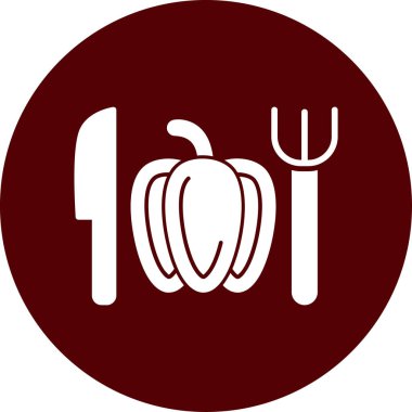 Gıda simgesinin vektör illüstrasyonu