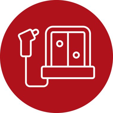 Modern simgenin vektör illüstrasyonu