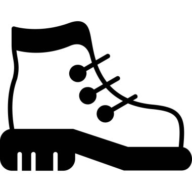 ayakkabı simgesi, illüstrasyon, beyaz arkaplan üzerindeki vektör