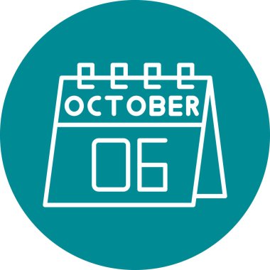 Bir takvim simgesinin illüstrasyonu