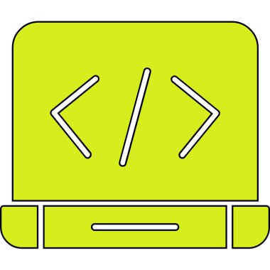 bilgisayar ekran simgesi ana hat biçiminde