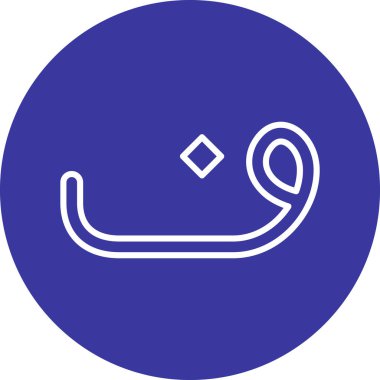 Modern b 'nin vektör illüstrasyonu eksik simgesi