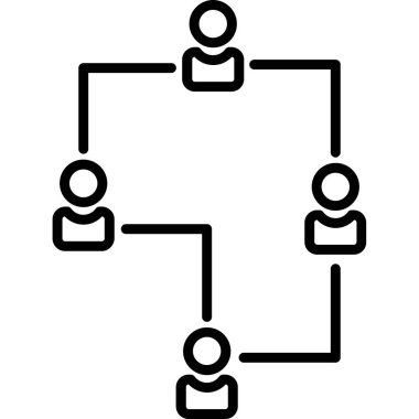 insanlar simge vektör illüstrasyonu