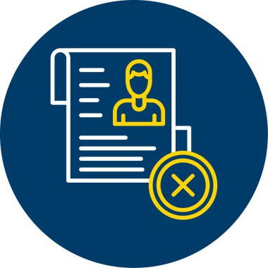 Belge simgesinin vektör illüstrasyonu