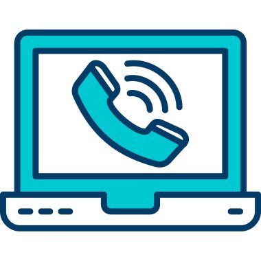 akıllı telefon ve satır vektör çizimi tasarımı ile telefon