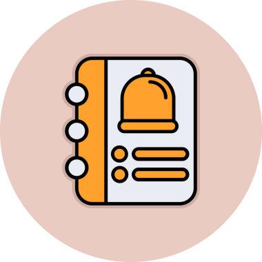 Gıda simgesinin vektör illüstrasyonu