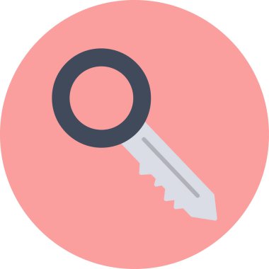 Anahtar. Web simgesi basit illüstrasyon