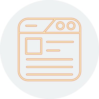 seo modern simgesinin vektör illüstrasyonu