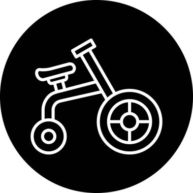 Bisikletin vektör illüstrasyonu