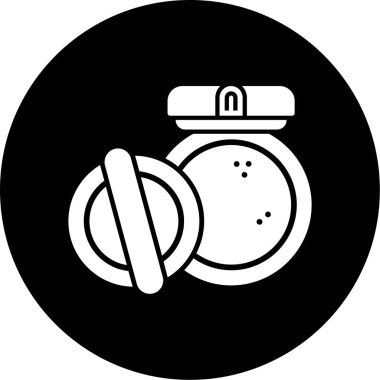 Bir besin simgesinin vektör illüstrasyonu