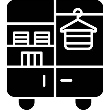 kutu teslim kargo simgesi ana hat biçiminde