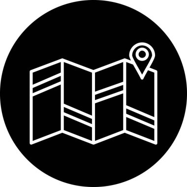 konum pin simgesi, vektör illüstrasyonu