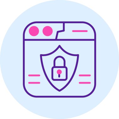 ikon vektör illüstrasyonunu kilitle