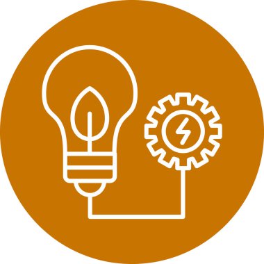 Ampul Simgesi, Vektör illüstrasyonu