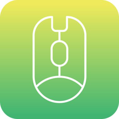 Benzersiz Fare Vektörü Kabartma Simgesi