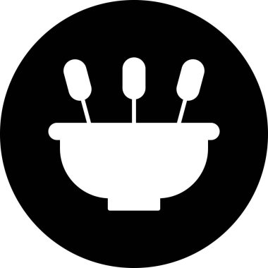 Gıda simgesinin vektör illüstrasyonu