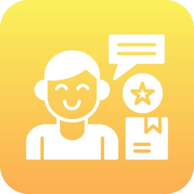 Konuş. Web simgesi basit illüstrasyon