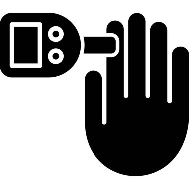 el simgesi vektör illüstrasyonu