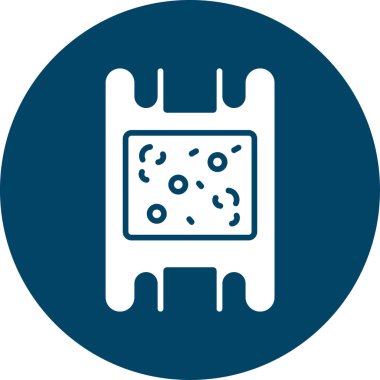 Çip simgesinin vektör illüstrasyonu