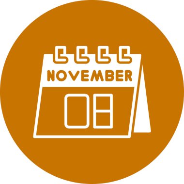 Kasım simgesi, vektör illüstrasyonu