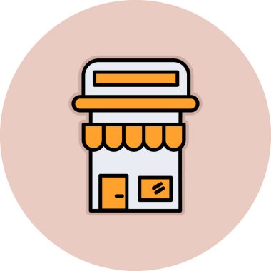 Alışveriş Sepeti simgesini, basit vektör çizim