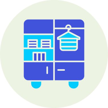 Alışveriş arabası ikon vektör illüstrasyonu