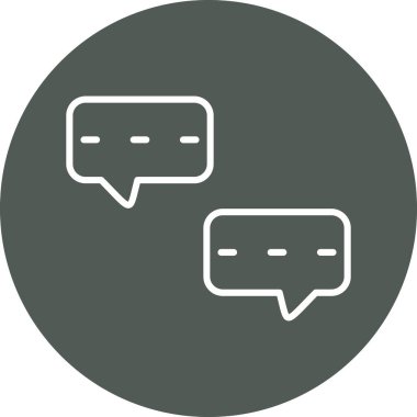 Sohbet web vektör illüstrasyonu