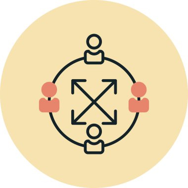 Sosyal medya pazarlama simgesi, vektör illüstrasyon tasarımı