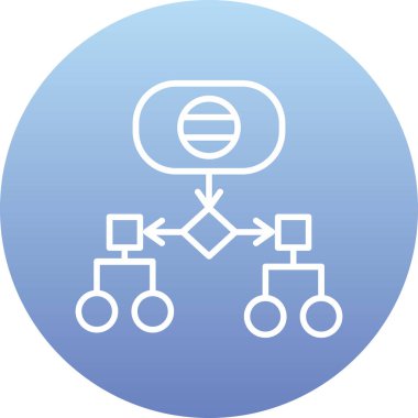 Bulut veritabanı vektör simgesi düzenlenebilir