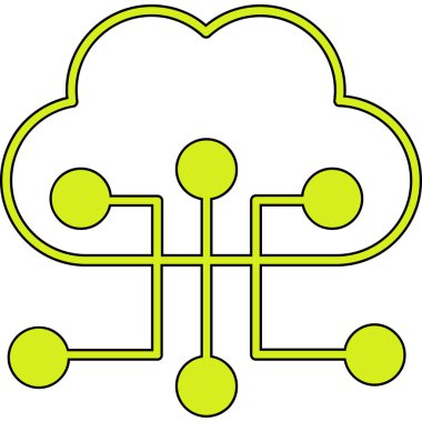Bulut hesaplama. Web simgesi
